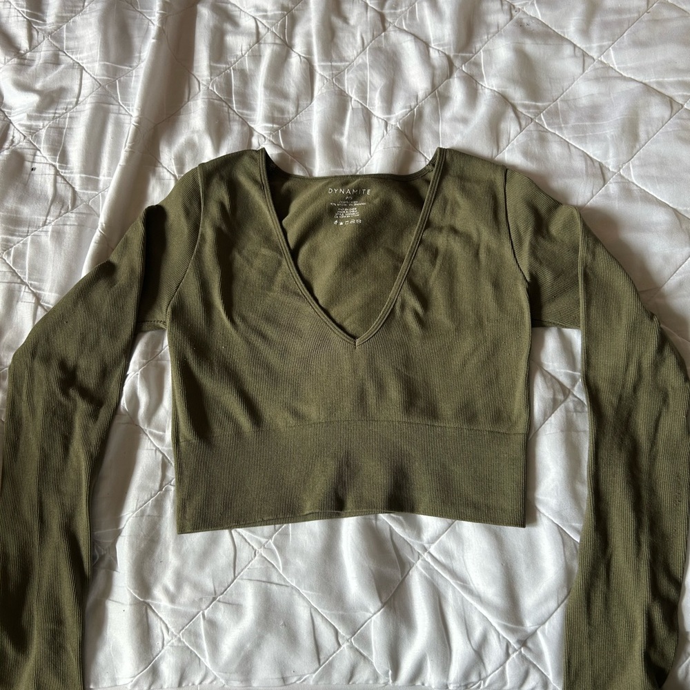 Army Green Dynamite Top